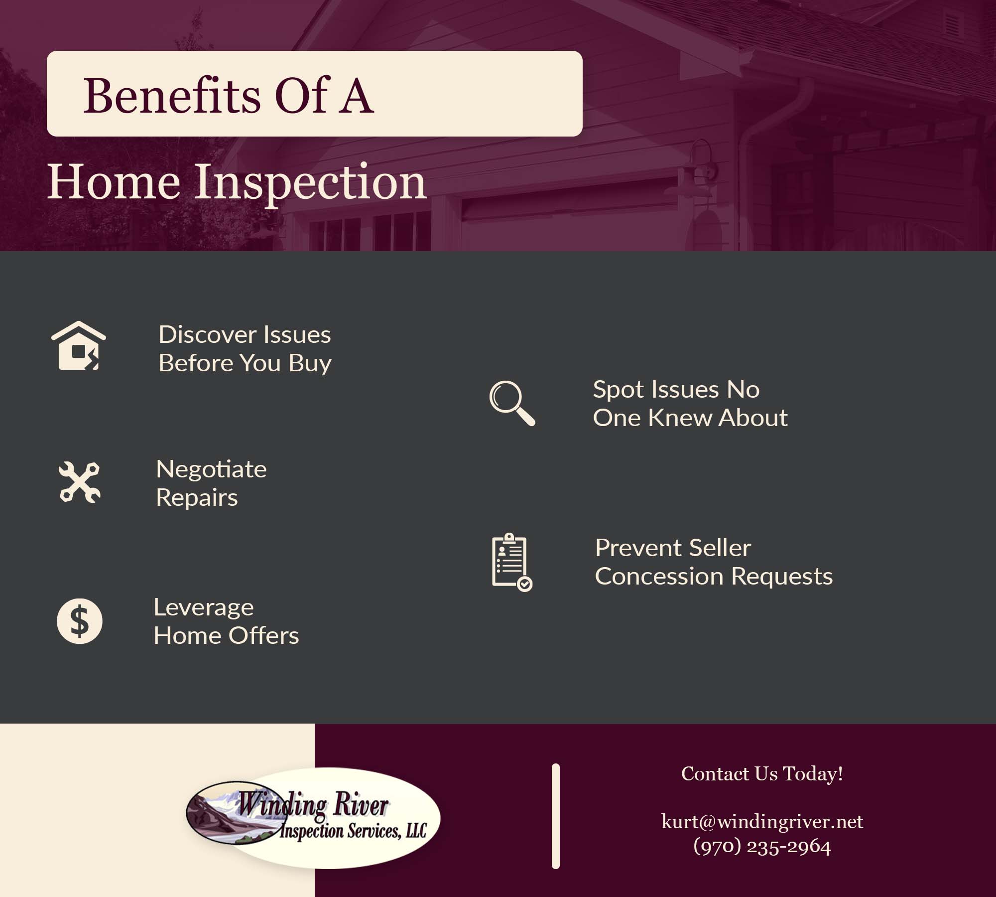 Benefits Of A Home Inspection Infographic